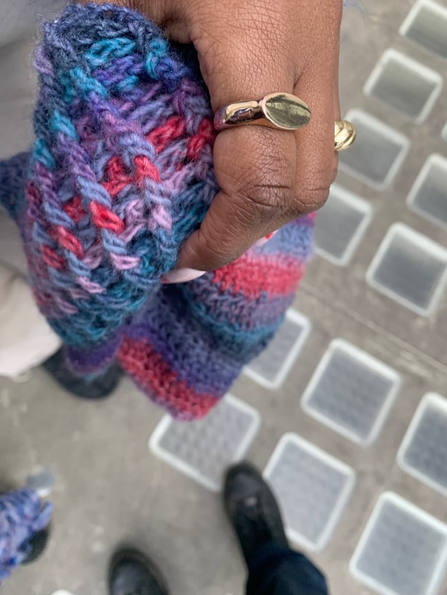 Teal-Magneta Balaclava