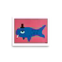 "BACK TO WORK BLUES" 8 x 10 in