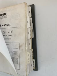 Image 3 of Kohler K-Series Part Manuals Binder