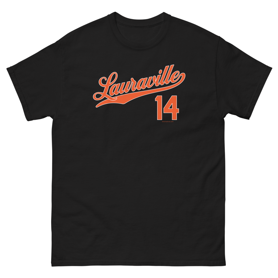 Image of Lauraville Baltimore T-Shirt 21214 Mens (Black)
