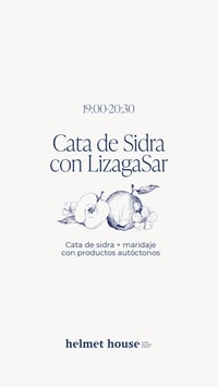 Image 1 of Cata de Sidra + Maridaje con LizagaSar