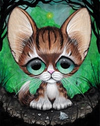 Tabby Cat Diamond Art Print