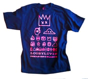 Image of Pink and Blue Series EYECHART T