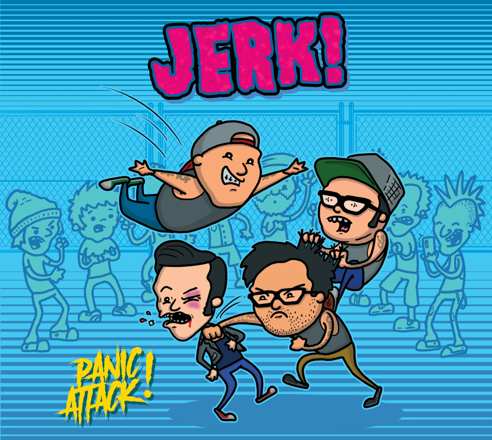 Image of Jerk! Panic Attack Cd (3rd Print) 
