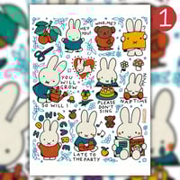 Image 2 of "FAMILIAR RABBIT" A4 PRINTS