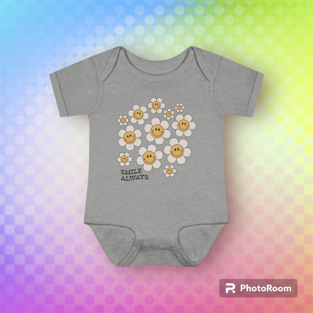 Image of Smile always baby bodysuit