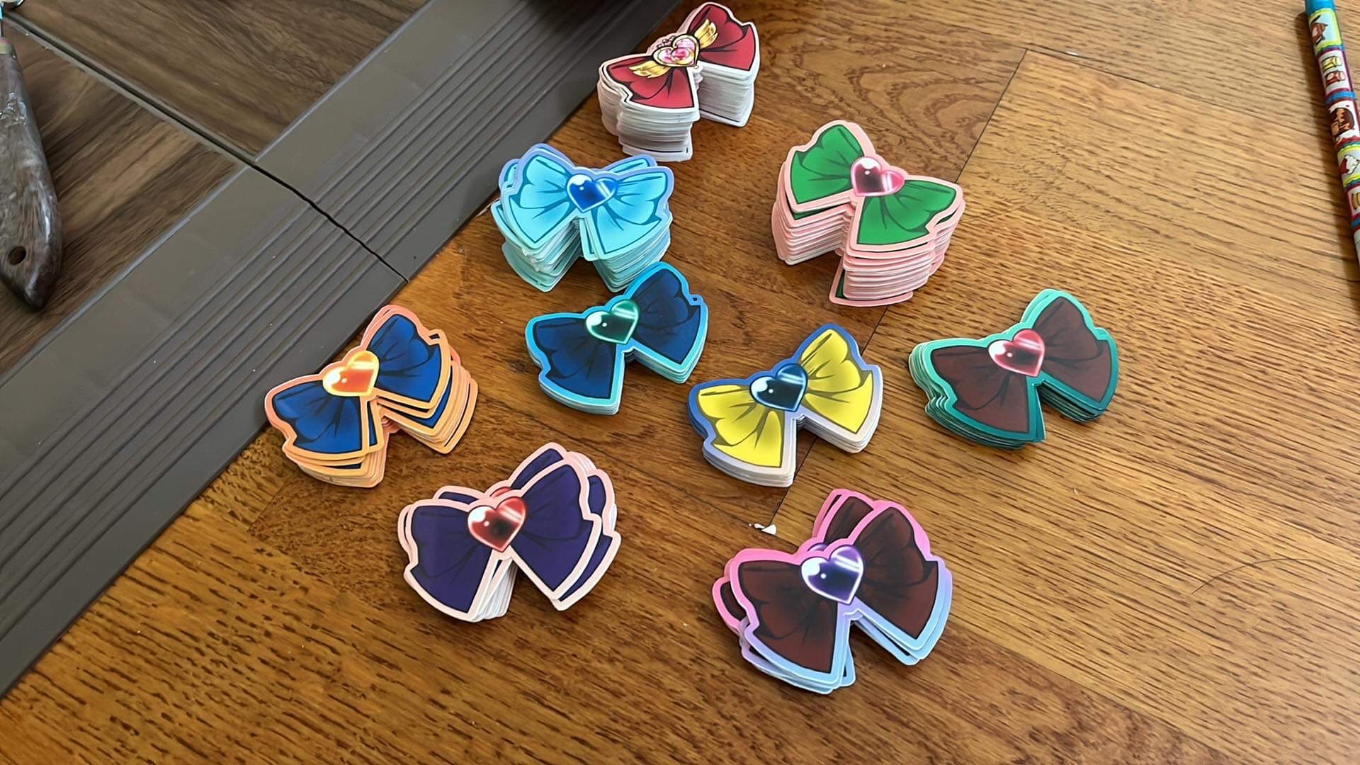 Sailor Scout Bow Stickers