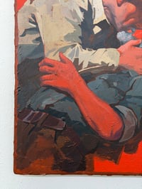 Image 5 of To Silence The Mind - 18x24" Acrylic on wood panel