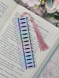 Image 1 of Pastel Crayon Acrylic Bookmark