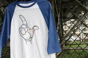 Image of Blue/White CTA Baseball Tee