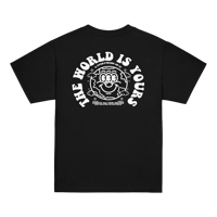 Image 2 of World Is Yours White Print Kids Tee 