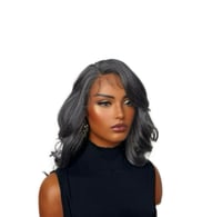 Image 3 of Nova |Silver Gray Loose Wave Wig