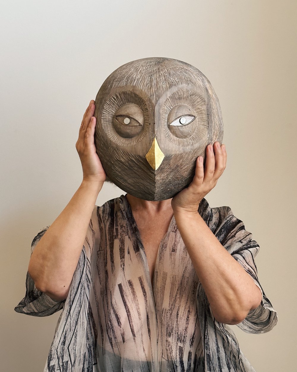 Image of Owl moon mask