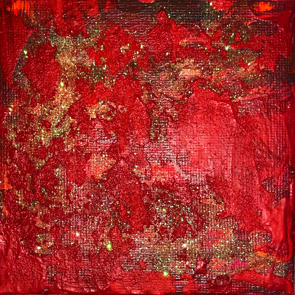 Image of “(lil) Red Planet” ~ 4x4” ~