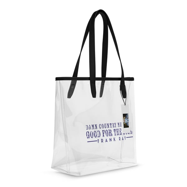 Image of Damn Country Music Clear tote bag