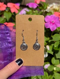 Image 1 of button earrings
