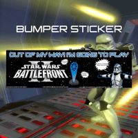 BATTLEFRONT 2 BUMPER STICKER