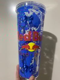 Image 1 of redbull lava 24oz snowglobe tumbler 