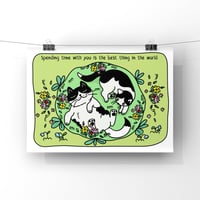 Image 2 of Spending time with you - art print