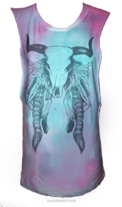 Image of "Mountain Dreamer" MIDNIGHT OMBRE TIE-DYE T-Shirt
