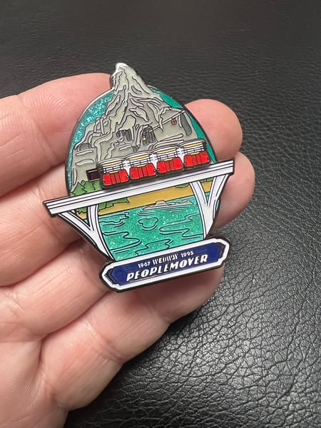 Image of 2” “Wedway Peoplemover 1967-1995 Inspired Enamel Pin LE 50 2018