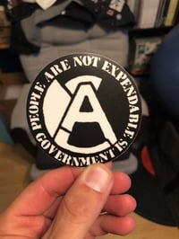 Aus Rotten “People Are Not Expendable “ 3" Sticker