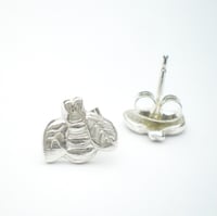 Image 4 of Silver Bee Earrings