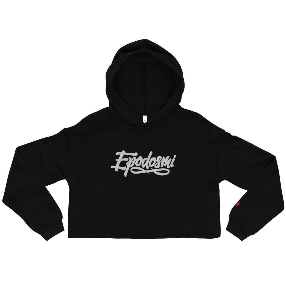 Epodosmi Women’s Crop Hoodie - Large - E Back