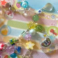 Image 4 of angel blue puzzle piece deco bracelet 