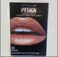 Image 1 of Maybelline Python Metallic Lip Kit 30 Provoked 