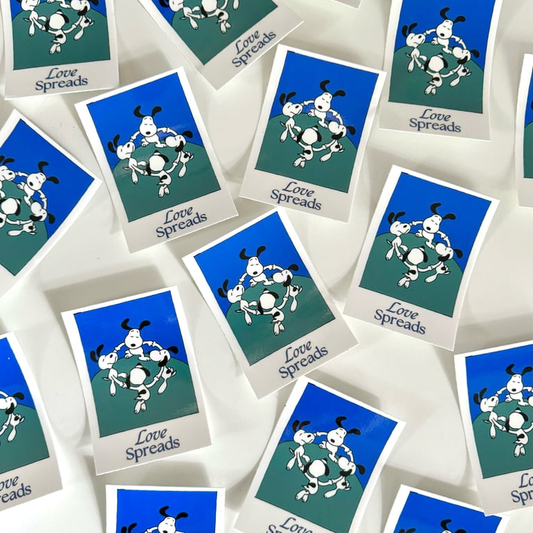 Love Spreads Sticker