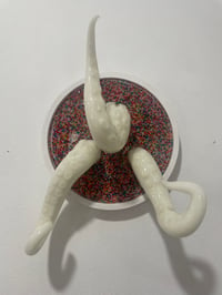 Image 1 of Glow in the dark triple tentacles on round base with sprinkles