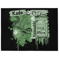 Image 1 of Officially Licensed edge of darkness Kade Throw Blanket
