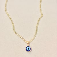Image 2 of Blue Evil Eye Necklace