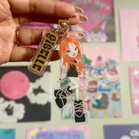 Image 4 of aespa 'dirty work' bratz-inspired keychains.