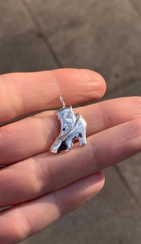 Image 1 of puss in boot silver pendant - hit me up to purchase