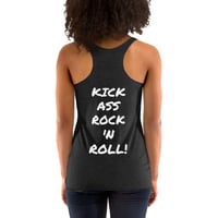 Image 5 of Women's Racerback Tank w/ back lettering