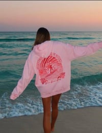 Image 1 of Pink PalmPuff Hoodies