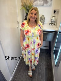 Sharon - Bardot Midi Dress