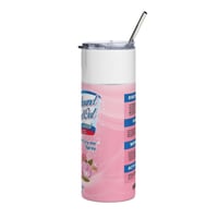 Image 1 of Fuck around and Find out Pink Lysol Stainless Steel Tumbler     