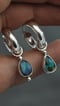 Image of Chunky hoops & Opal charms 
