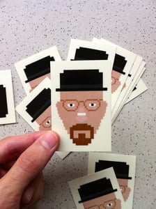 Image of Walter White / Heisenberg - Breaking Bad Sticker