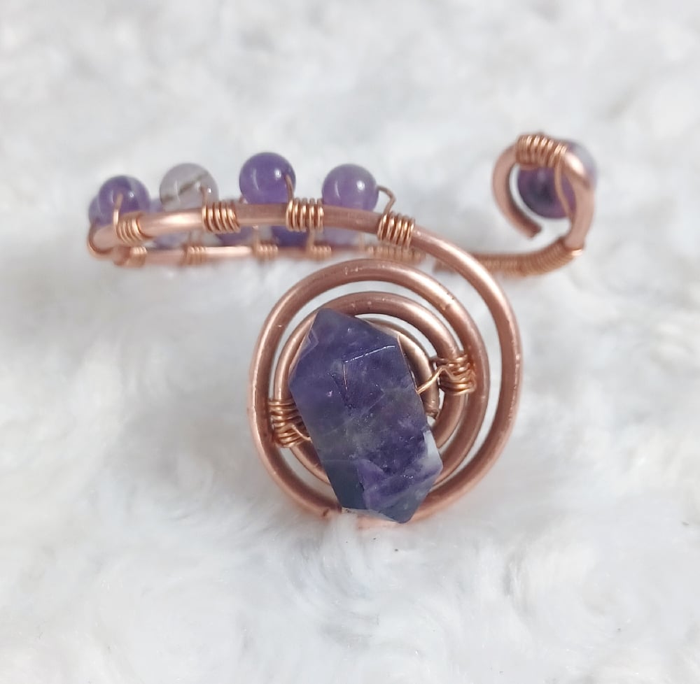 Image of Copper Palm Ring 