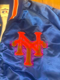 Image 3 of Vintage Mets Satin Bomber (XL)