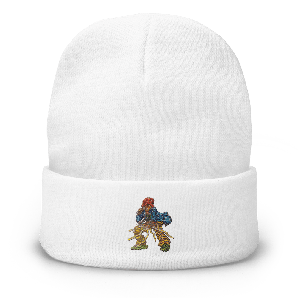 "AUDACI" SLO Embroidered Beanie [ART ILLUSTRATED BY GREGORY HAWKINS]