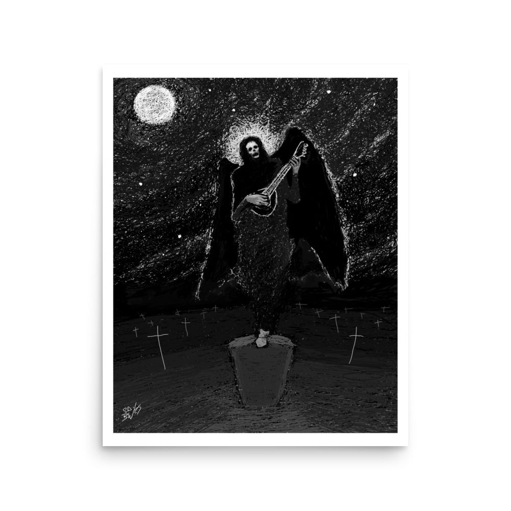 The Flowers Alone Lustre Print