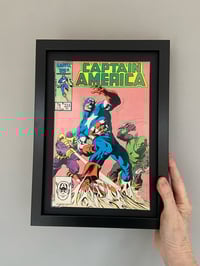 Image 5 of Captain America, framed complete vintage Marvel comic, No 324 December 1986