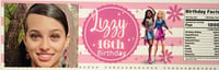 Image 1 of 100 Custom Water Bottle Labels - Your Business Logo or Design - Custom Logo Water...