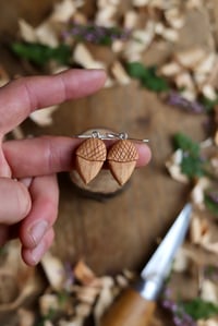 Image 3 of Acorn ~ Earrings 