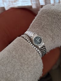 Image 1 of RARE Vintage Silver Tone Rolex Style SEIKO 🤍New in Box